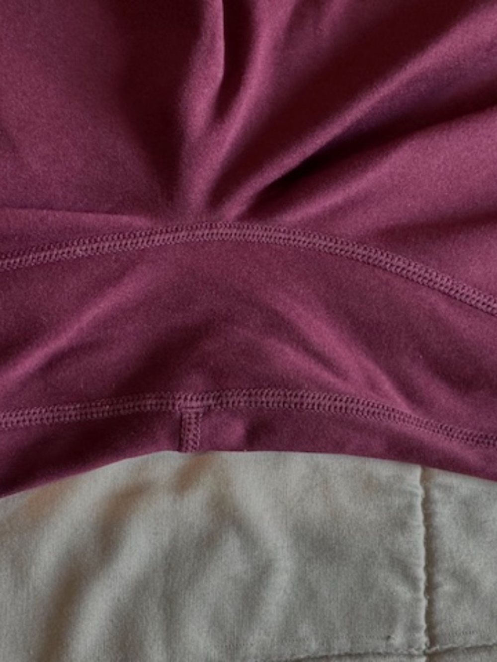 Fabletics Motion365 Burgundy High Waisted Leggings - Picture 6 of 9
